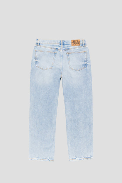 STUSSY NEW CLASSIC JEANS LIGHT WASH INDIGO