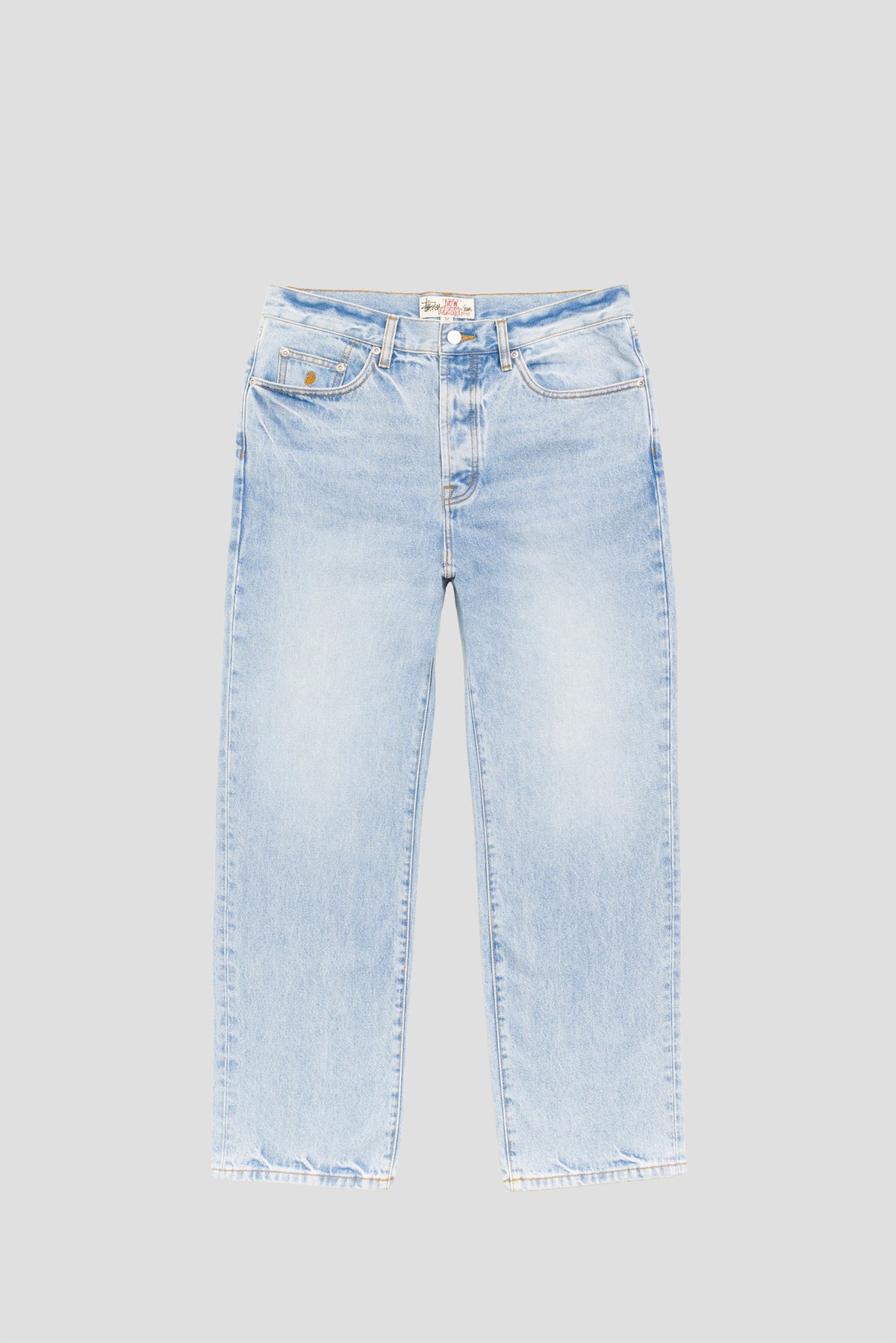 STUSSY NEW CLASSIC JEANS LIGHT WASH INDIGO