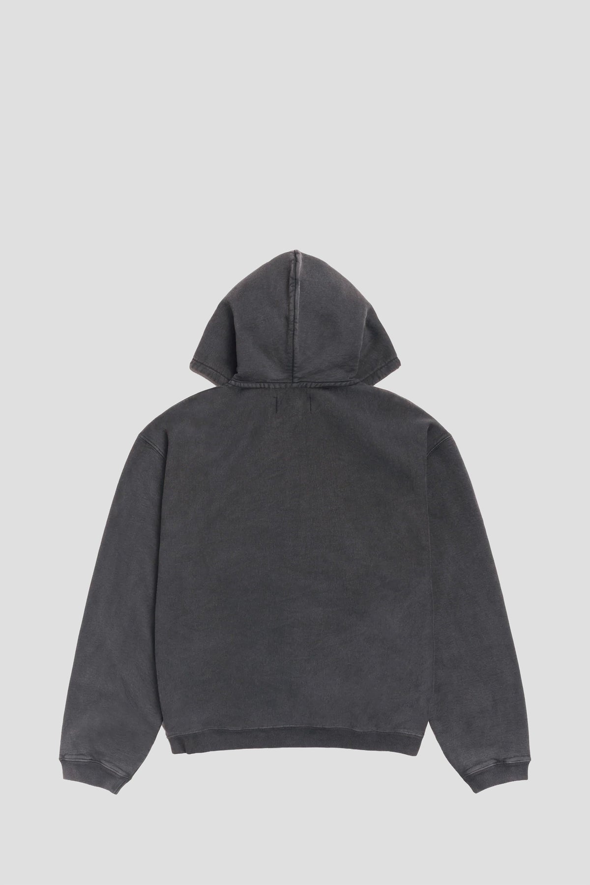 STUSSY FADED GRAPHIC ZIP HOOD WASHED BLACK