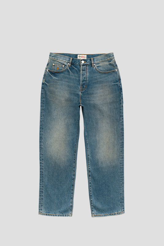 STUSSY BIG OL JEANS DARK WASH INDIGO
