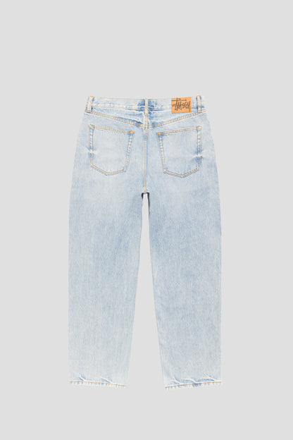 STUSSY BIG OL JEANS LIGHT WASH INDIGO