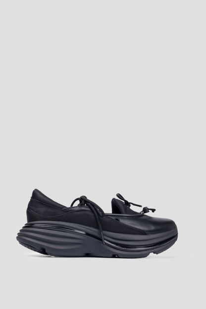 HOKA BONDI MARY JANE BLACK BLACK