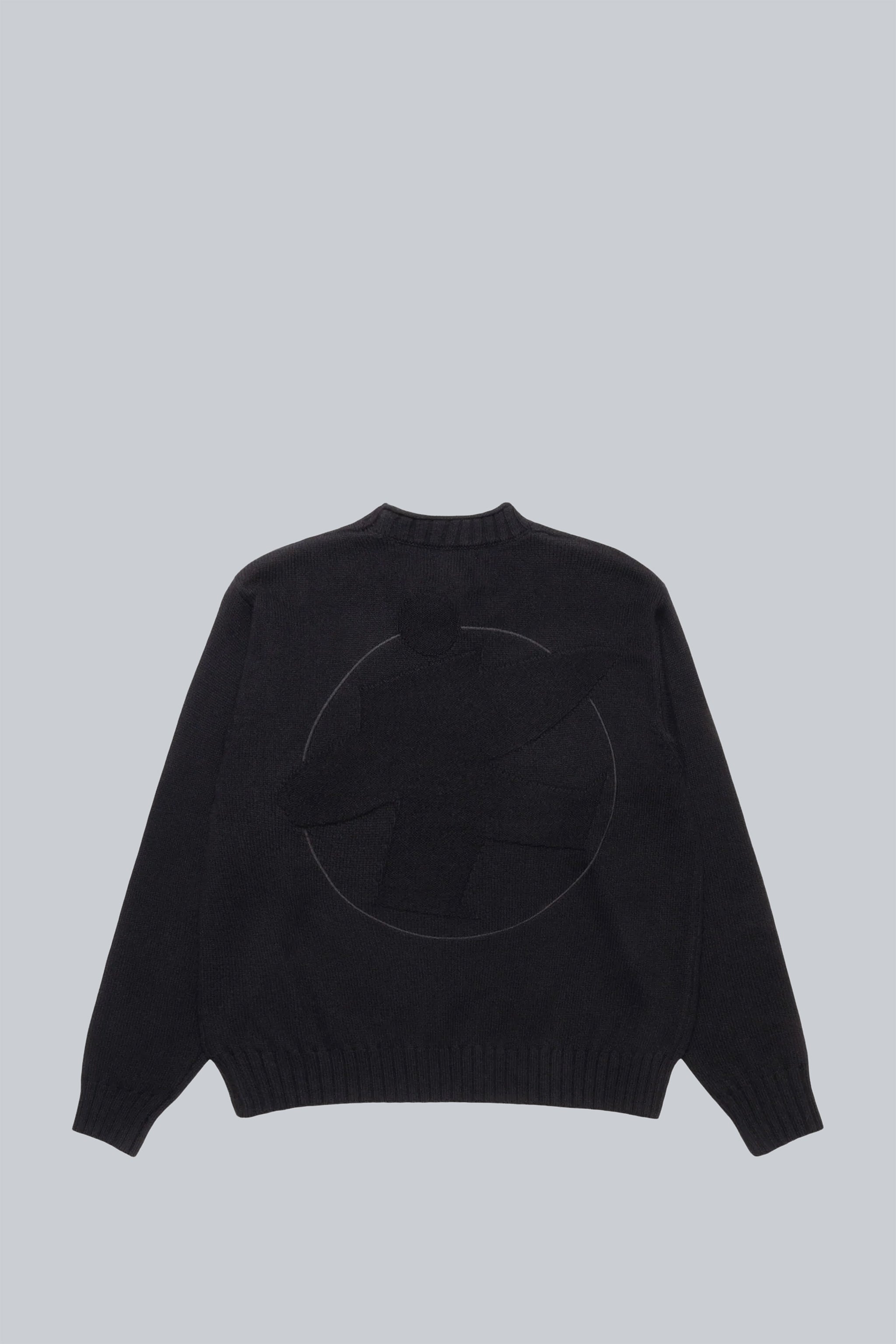 STUSSY TONAL SURFMAN MOCK NECK SWEATER BLACK – BLENDS