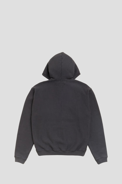 STUSSY SPORTS ZIP HOOD WASHED BLACK RED