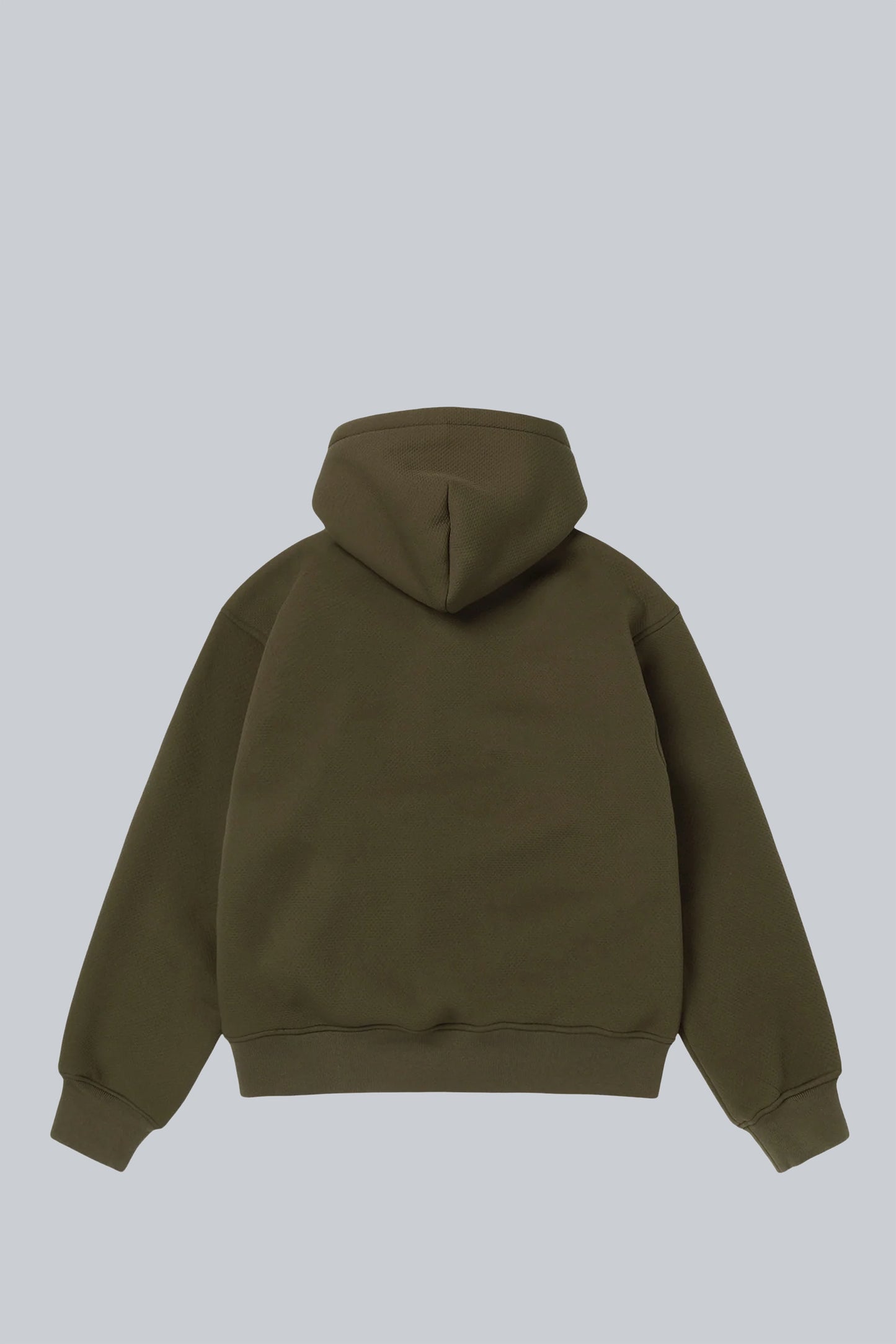 STUSSY BONDED SHERPA LINED HOOD GREEN
