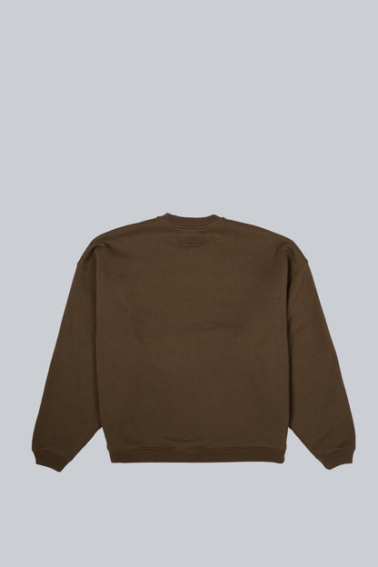 STUSSY STATE CREWNECK SWEATSHIRT OLIVE