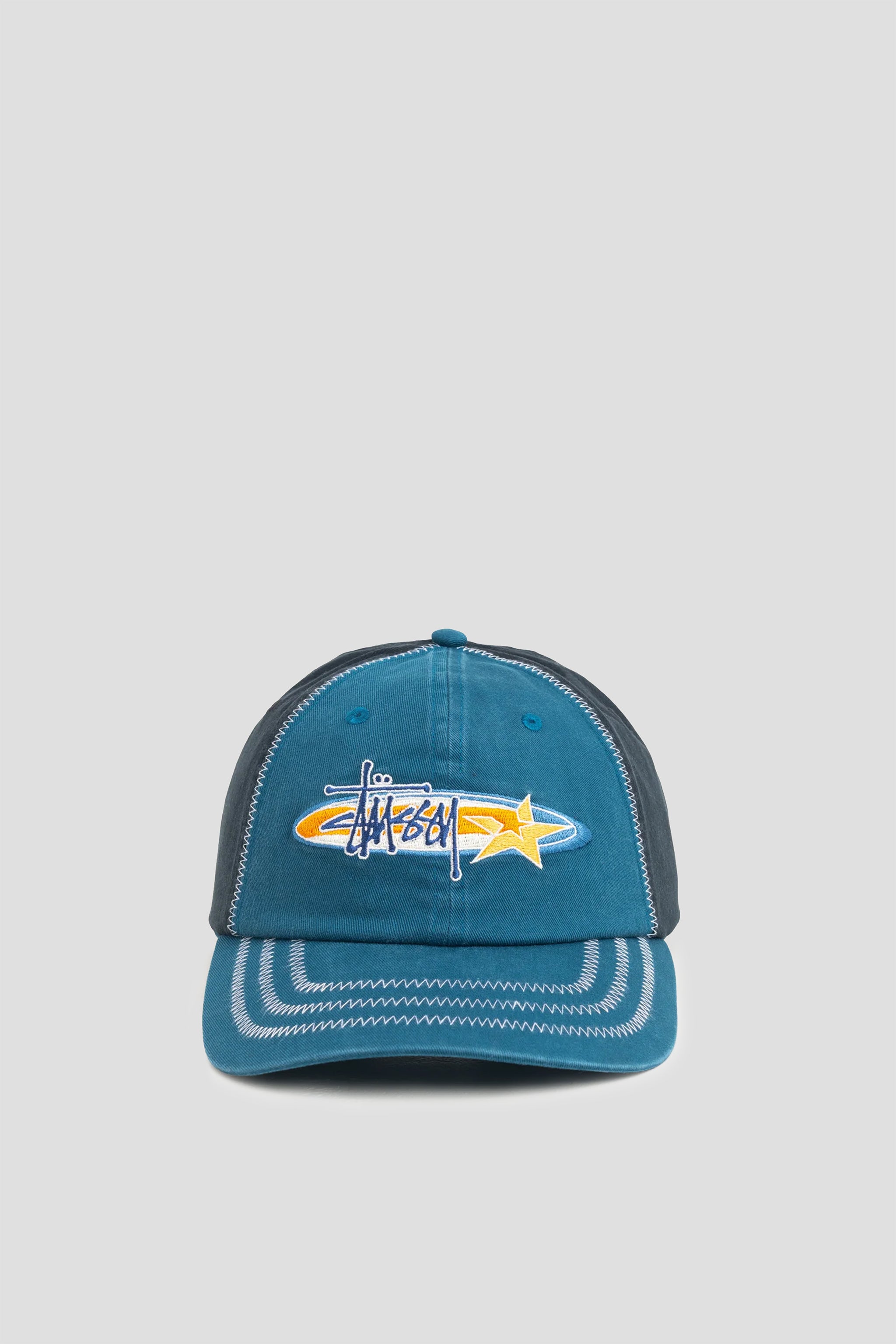 STUSSY LOW PROFILE LOW PRO OVAL STAR STRAPBACK CAP BLUE – BLENDS