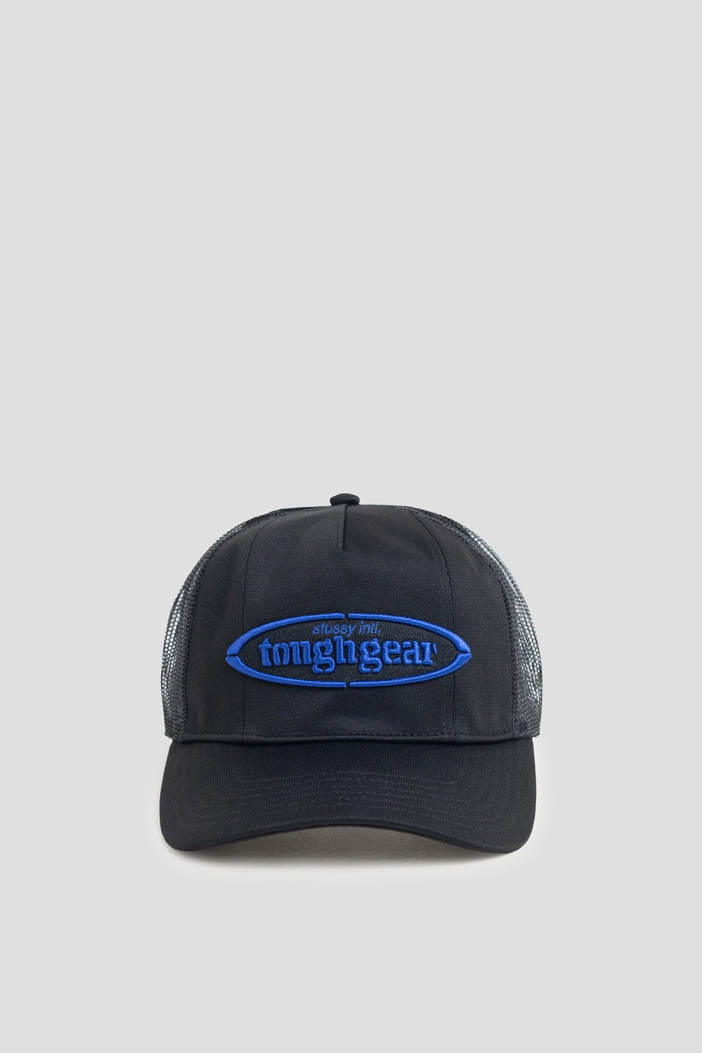 STUSSY MID DEPTH TOUGH GEAR TRUCKER CAP BLACK