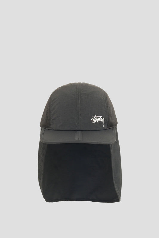 STUSSY FOLDABLE SHADE HAT BLACK