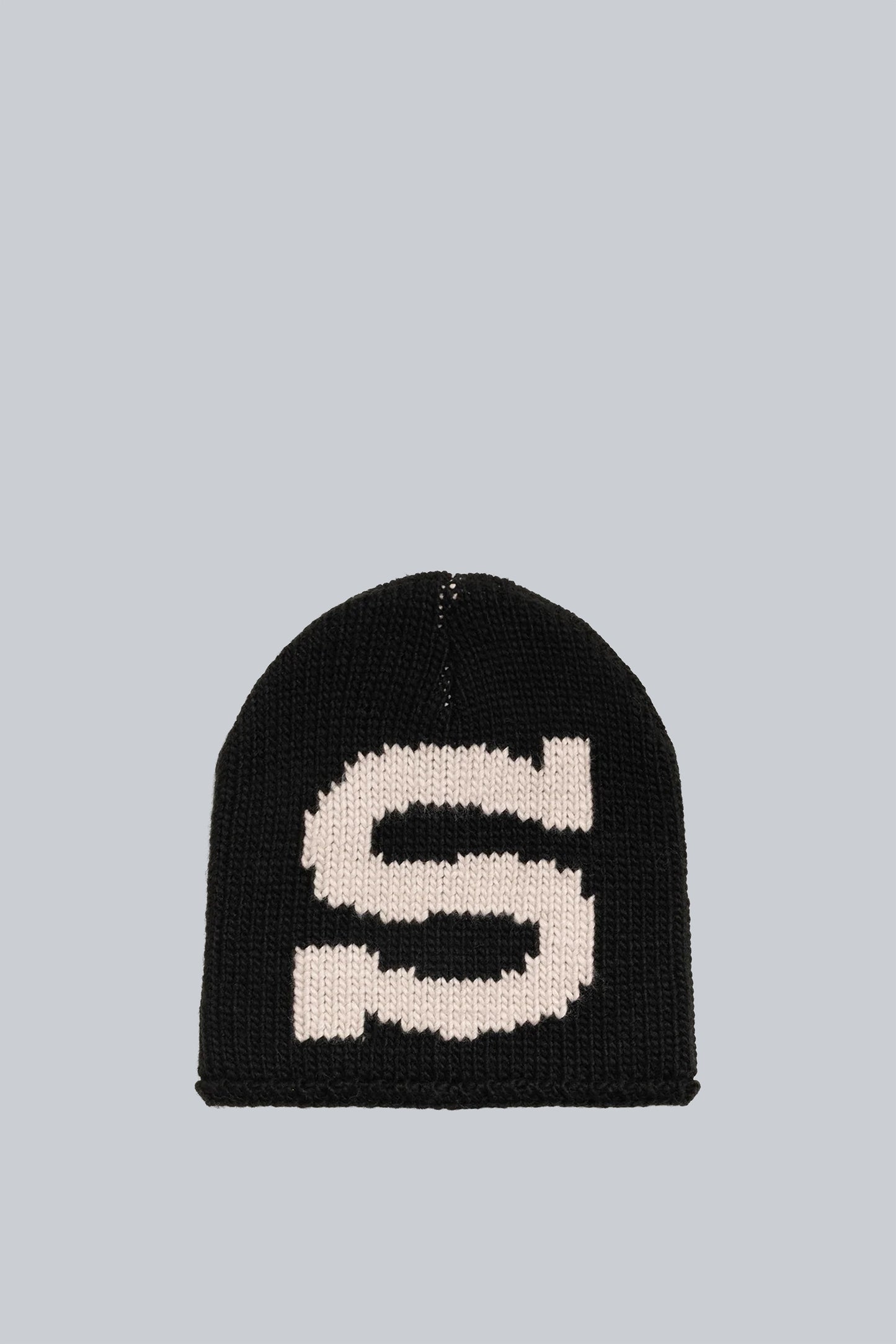 STUSSY SKULLCAP BURLY S KNIT BLACK