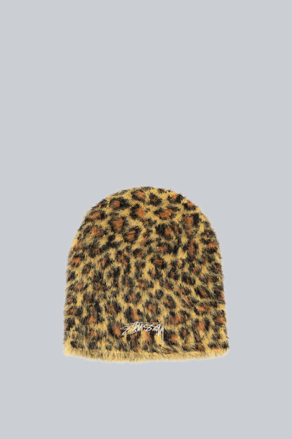 STUSSY SKULLCAP LEOPARD BROWN