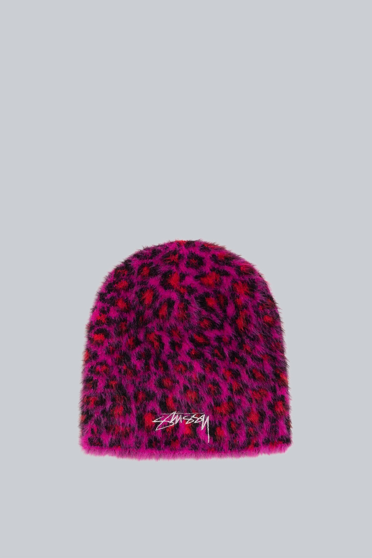 STUSSY SKULLCAP LEOPARD PINK