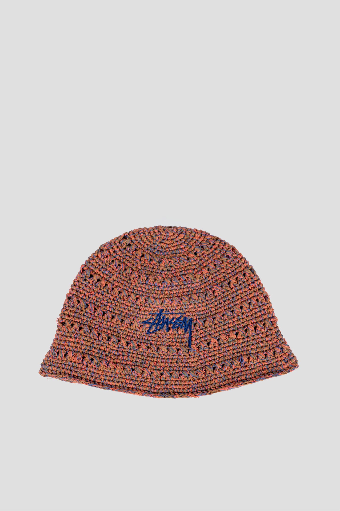 STUSSY HEMP STOCK BUCKET HAT MULTI BROWN