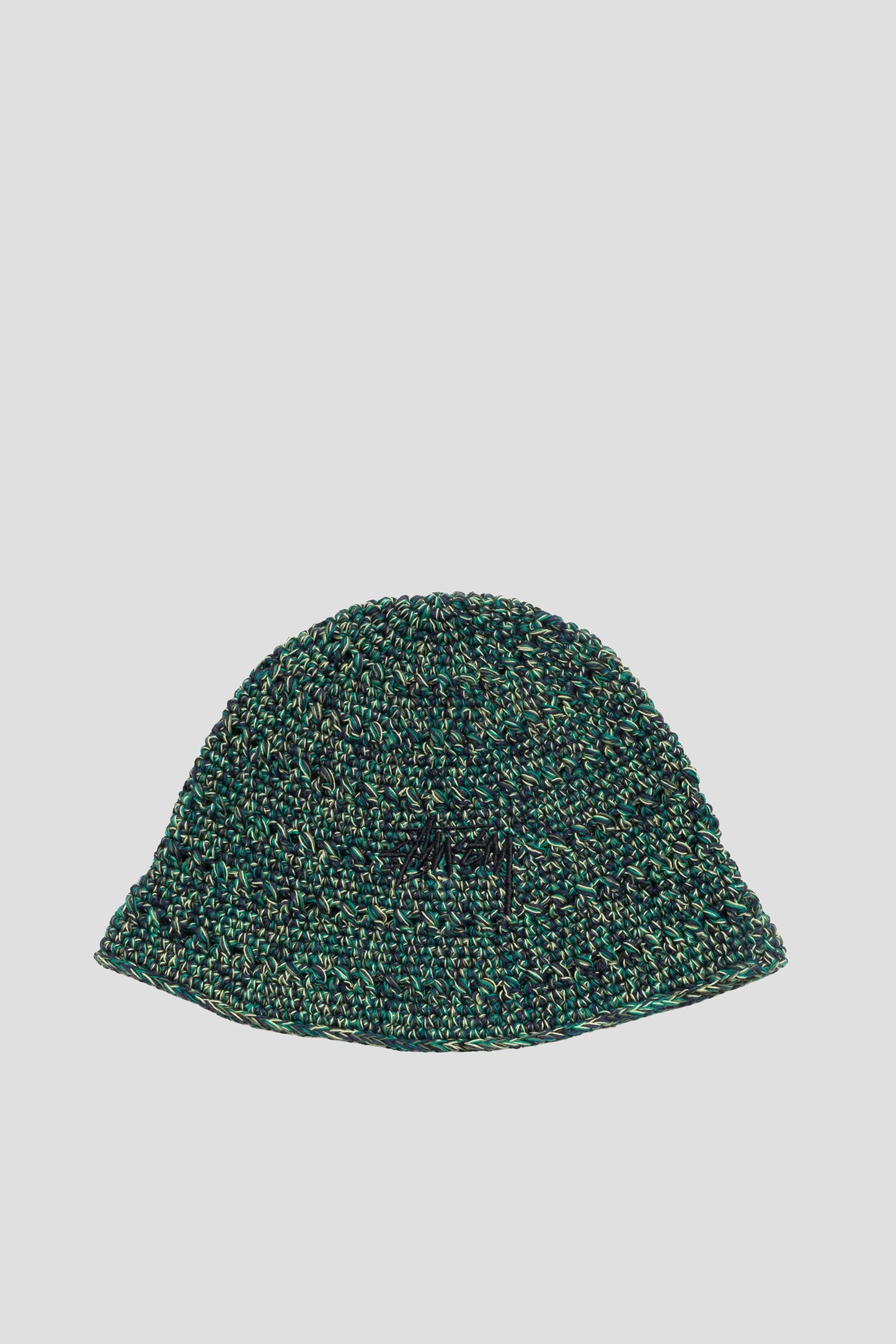 STUSSY HEMP STOCK BUCKET HAT MULTI GREEN