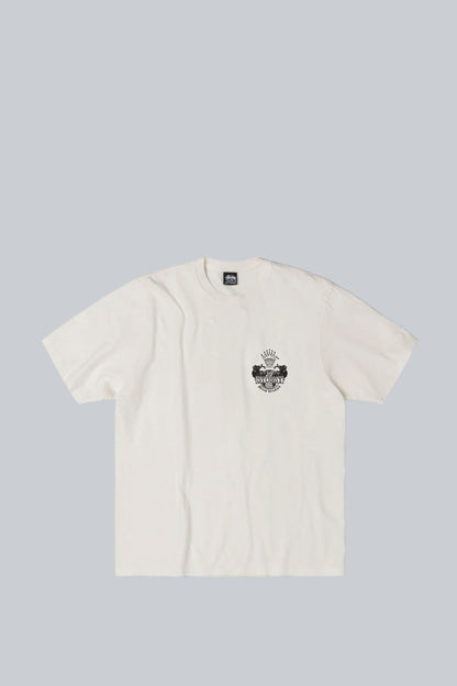 STUSSY BUILT TO LAST PIG. DYED TEE NATURAL