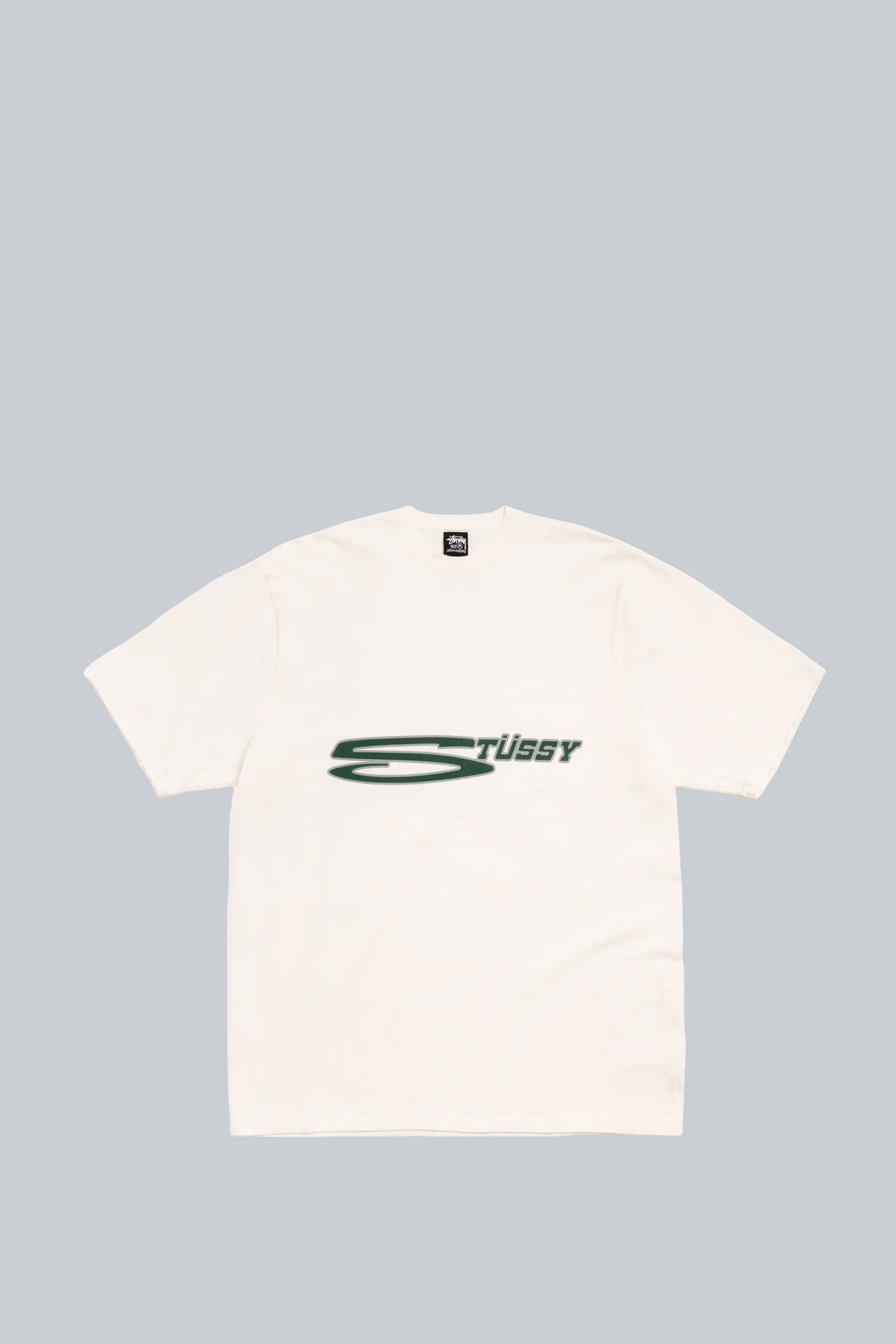 STUSSY STRETCH PIG. DYED TEE NATURAL