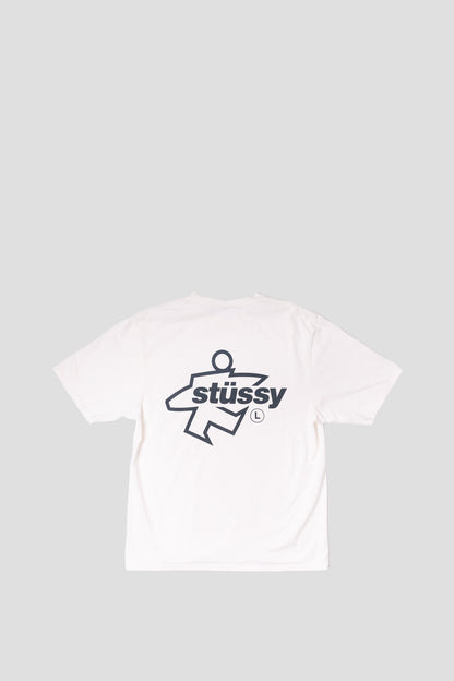 STUSSY SURF SIZE PIG. DYED TEE NATURAL