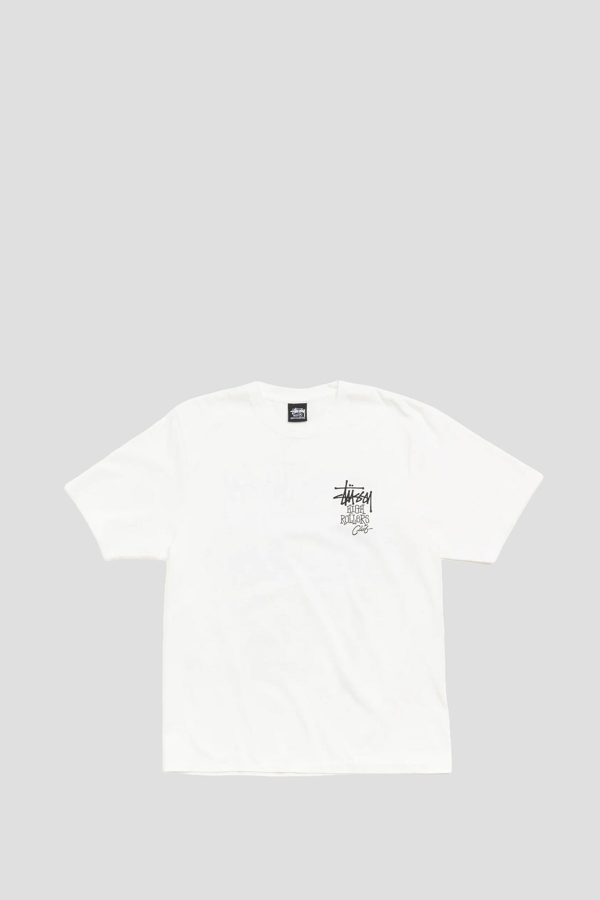 STUSSY HIGH ROLLERS PIG. DYED TEE NATURAL