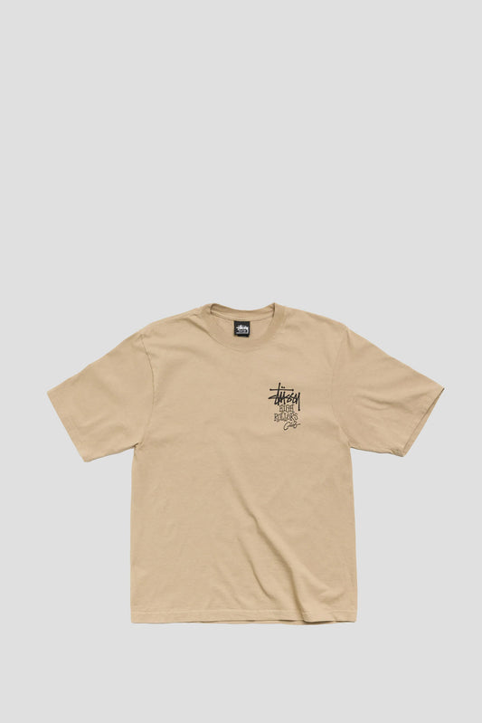 STUSSY HIGH ROLLERS PIG. DYED TEE ROCK