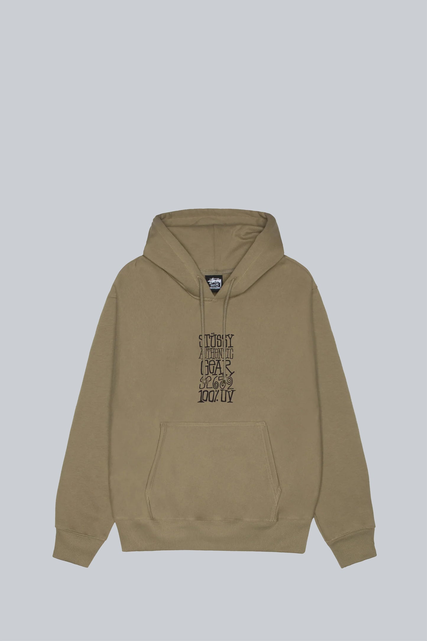 STUSSY AUTHENTIC GEAR HOOD ARMY