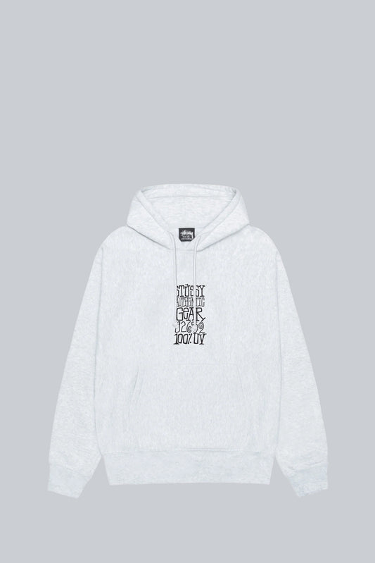 STUSSY AUTHENTIC GEAR HOOD ASH HEATHER