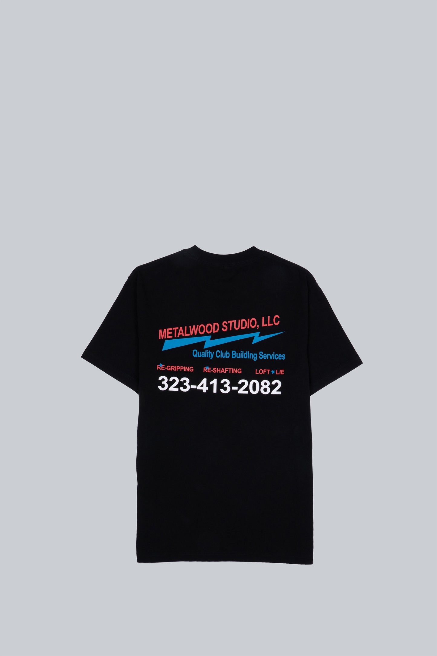 METALWOOD CLUB BUILDING T-SHIRT BLACK