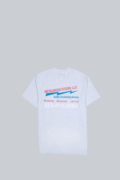 METALWOOD CLUB BUILDING T-SHIRT HEATHER GREY