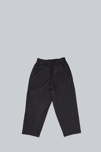 METALWOOD ELASTIC WAIST BAGGY PANT BLACK