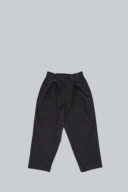 METALWOOD ELASTIC WAIST BAGGY PANT BLACK