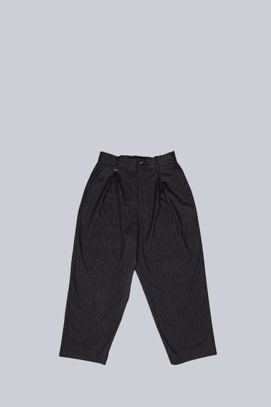 METALWOOD ELASTIC WAIST BAGGY PANT BLACK