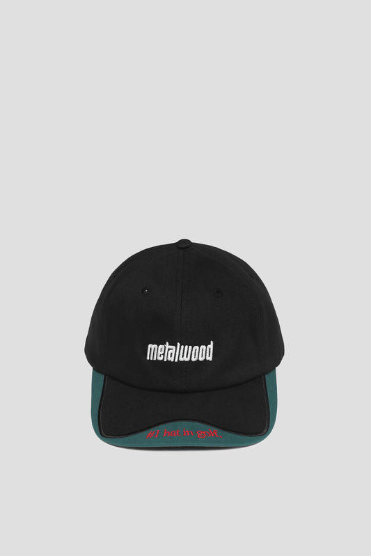 METALWOOD NUMBER ONE DAD HAT BLACK