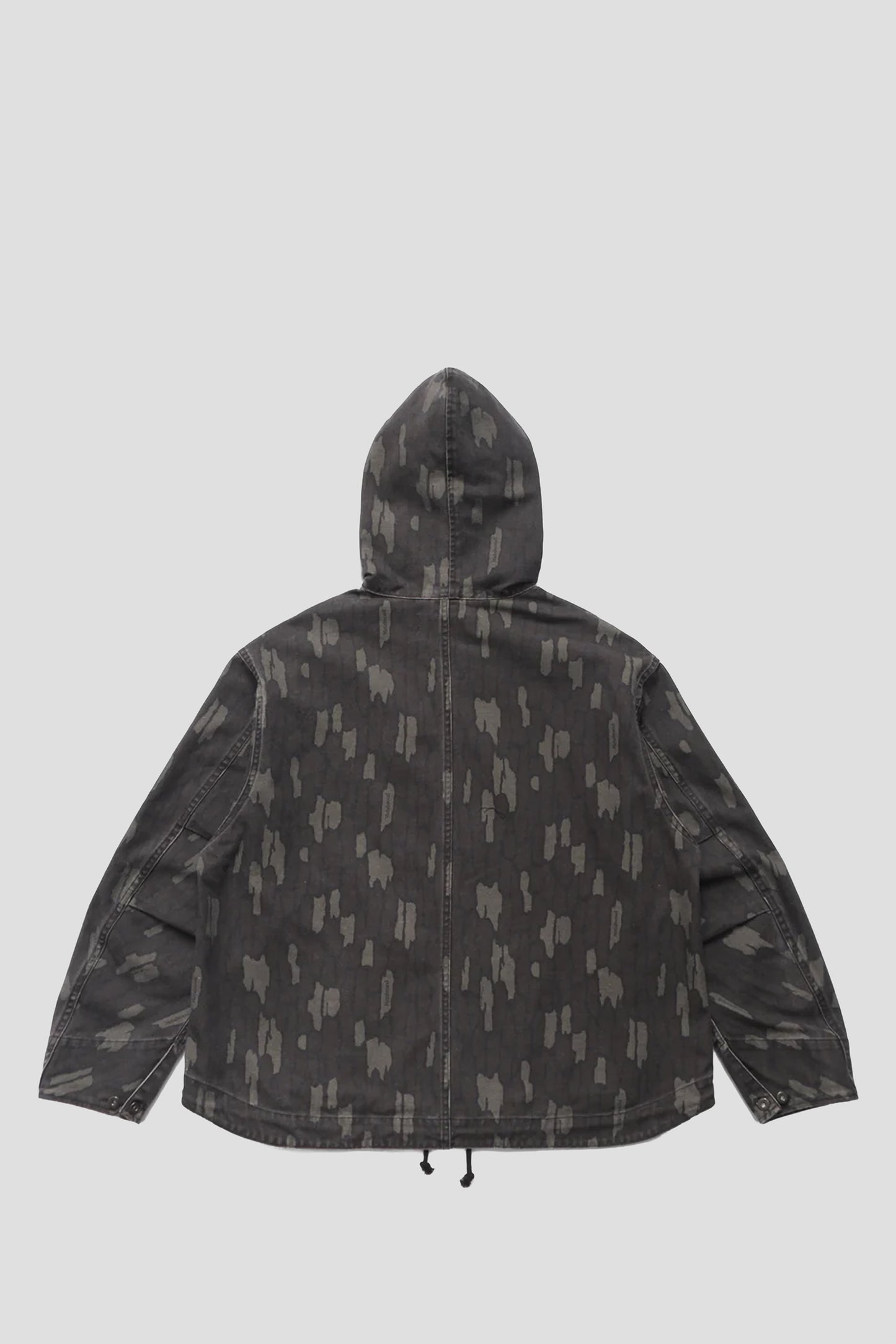 METALWOOD COTTON TWILL ZIP HOODIE REAL BARK CAMO