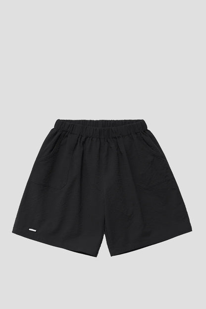 METALWOOD SEARSUCKER SPA SHORT BLACK