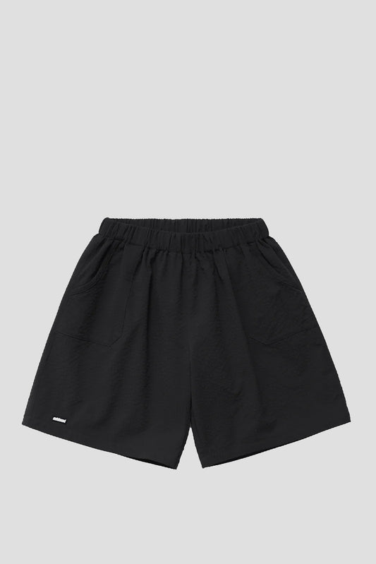 METALWOOD SEARSUCKER SPA SHORT BLACK