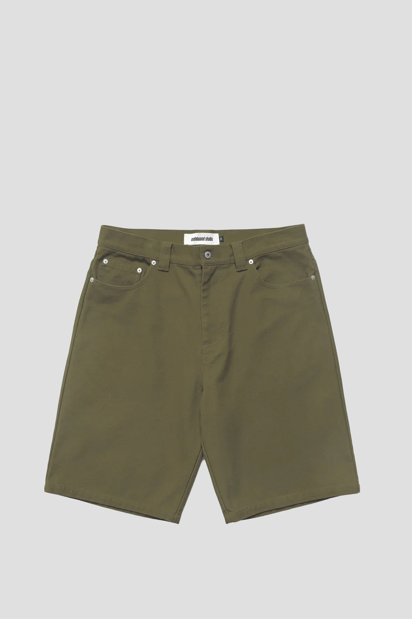 METALWOOD CANVAS SHORT SULFUR