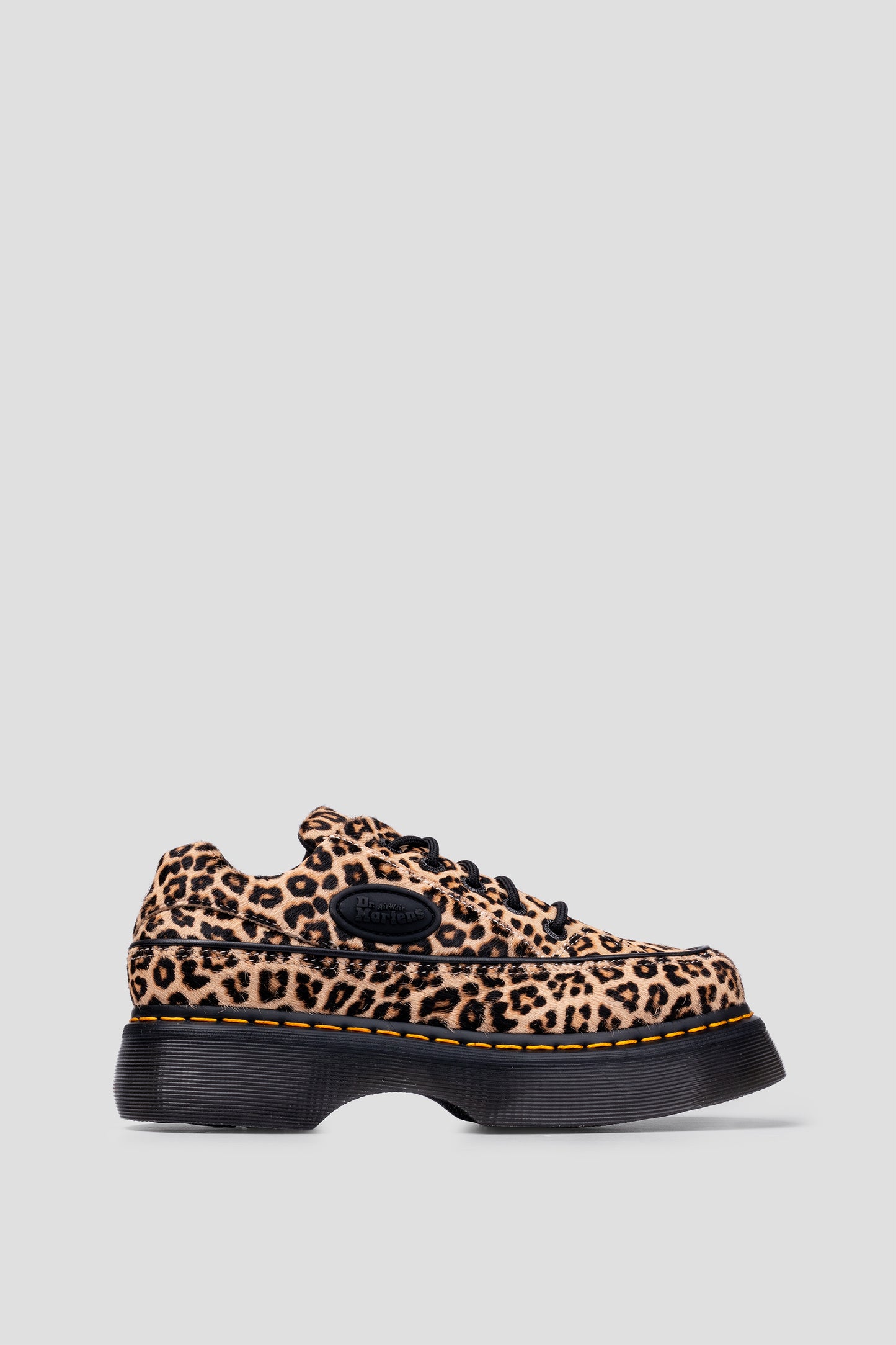 DR MARTENS WOMEN'S BUZZ 5I LIGHT TAN LEOPARD