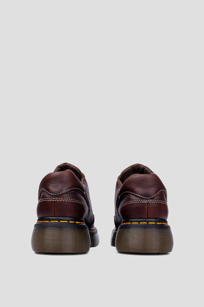 DR MARTENS WOMEN'S BUZZ 5I DARK BROWN GRIZZLY