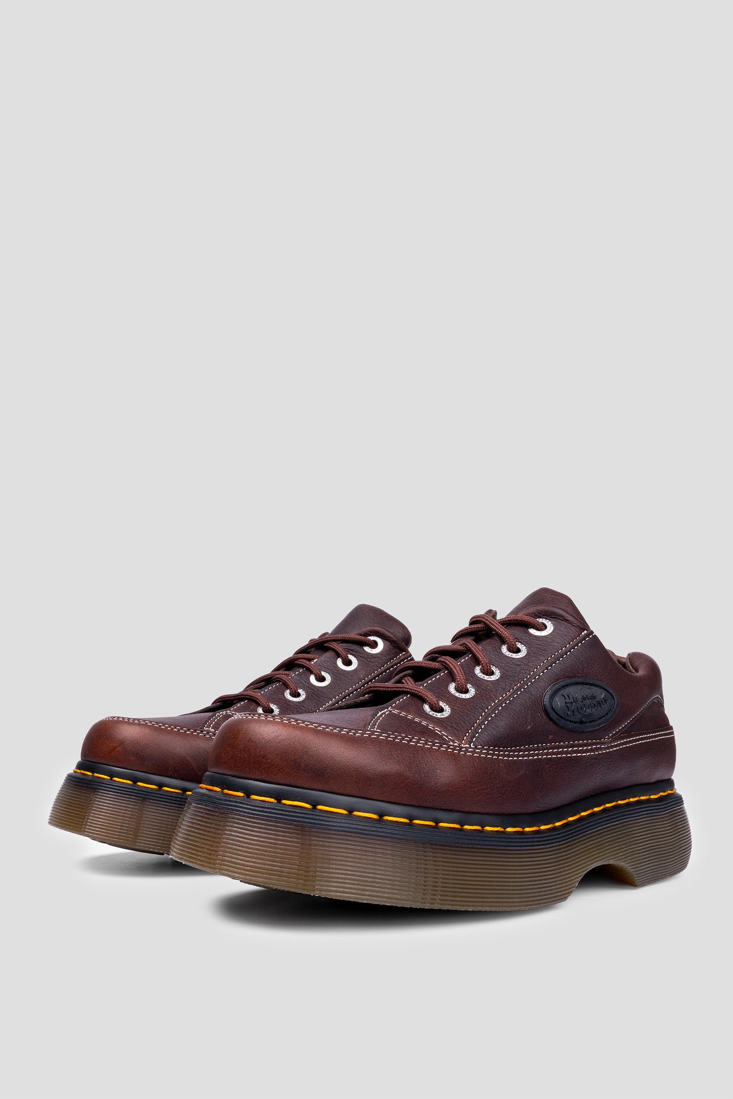 DR MARTENS WOMEN'S BUZZ 5I DARK BROWN GRIZZLY