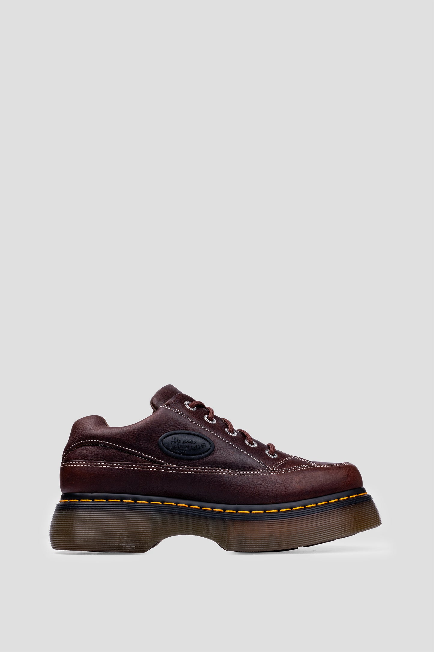DR MARTENS WOMEN'S BUZZ 5I DARK BROWN GRIZZLY