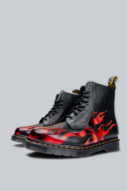 DR. MARTENS 1460 FLAME BLACK