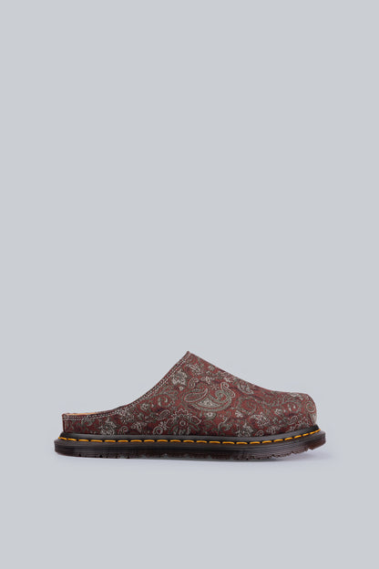 DR MARTENS SAN MULE RUSSET RED PAISLEY