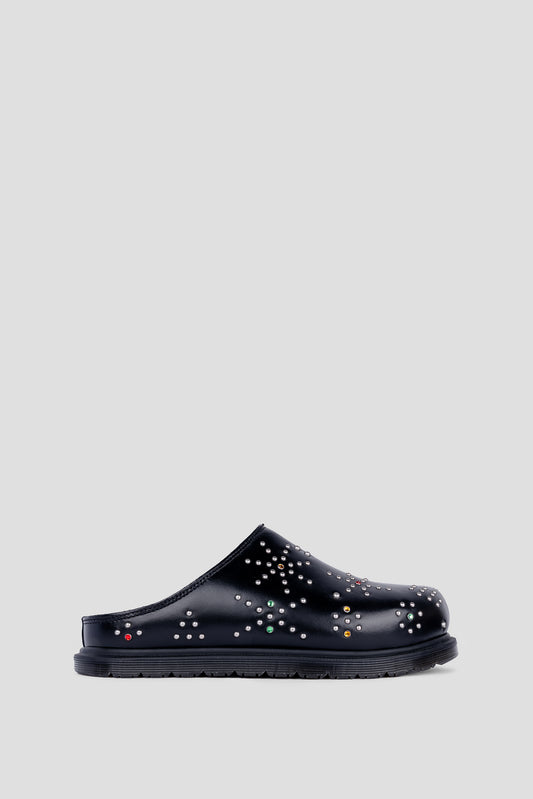 DR MARTENS SAN MULE STUDS BLACK ANALINE