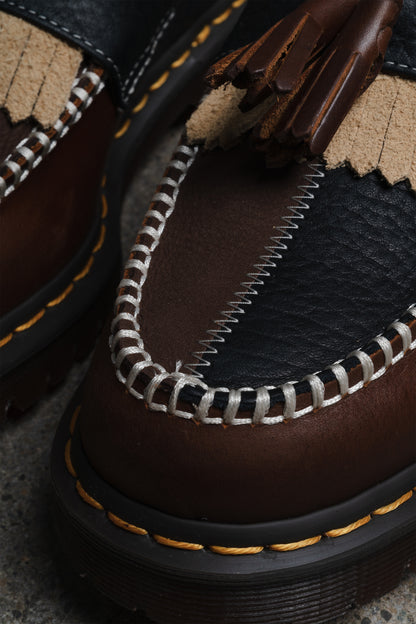 DR MARTENS ADRIAN PATCHWORK BUTTERSCOTCH DARK BROWN