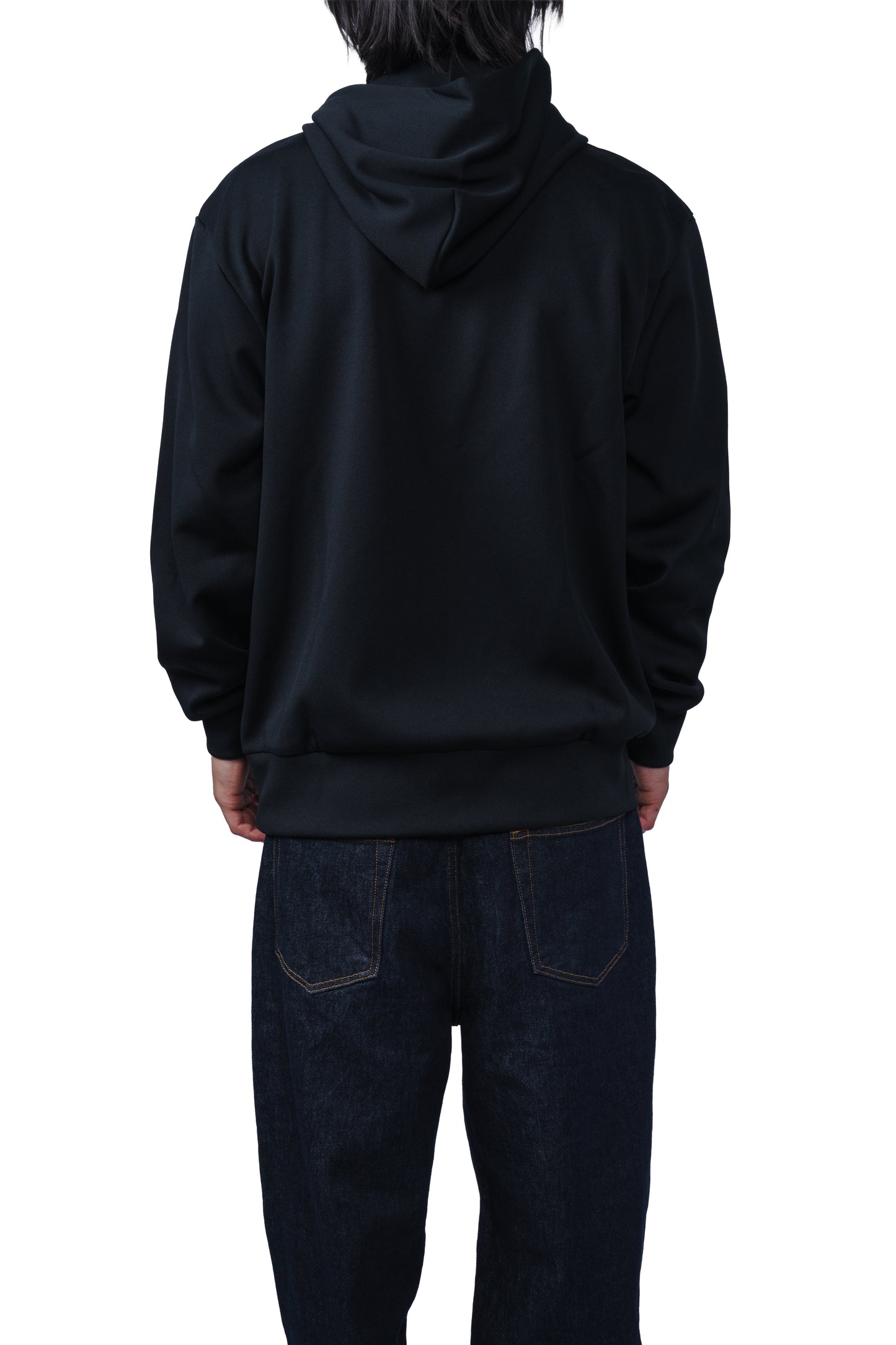 COMME DES GARCONS PLAY RED HEART PULLOVER HOODY BLACK