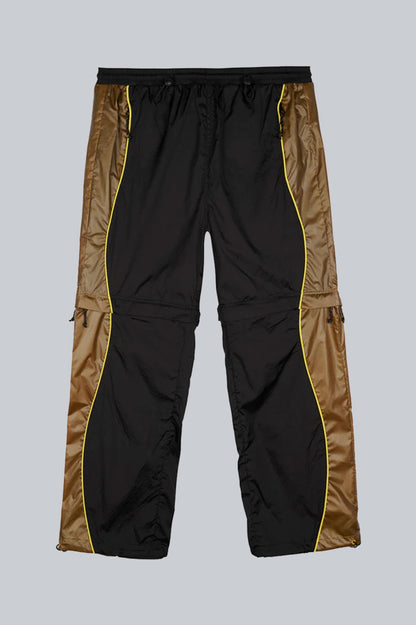 BRAIN DEAD THERMO HEAT ZIP OFF RUNNING PANT BROWN REACTIVE