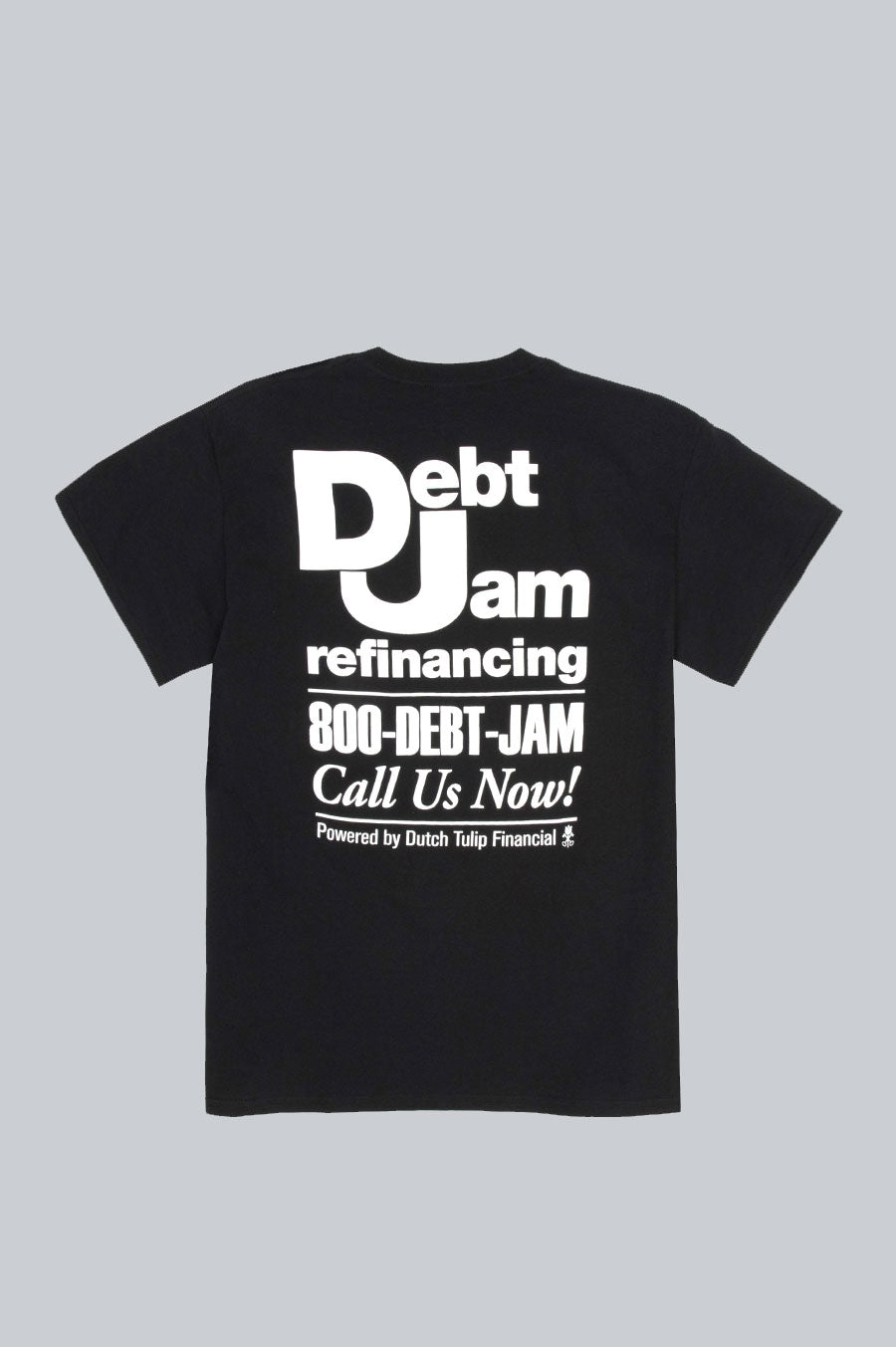 DTF.NYC DEBT JAM TEE BLACK