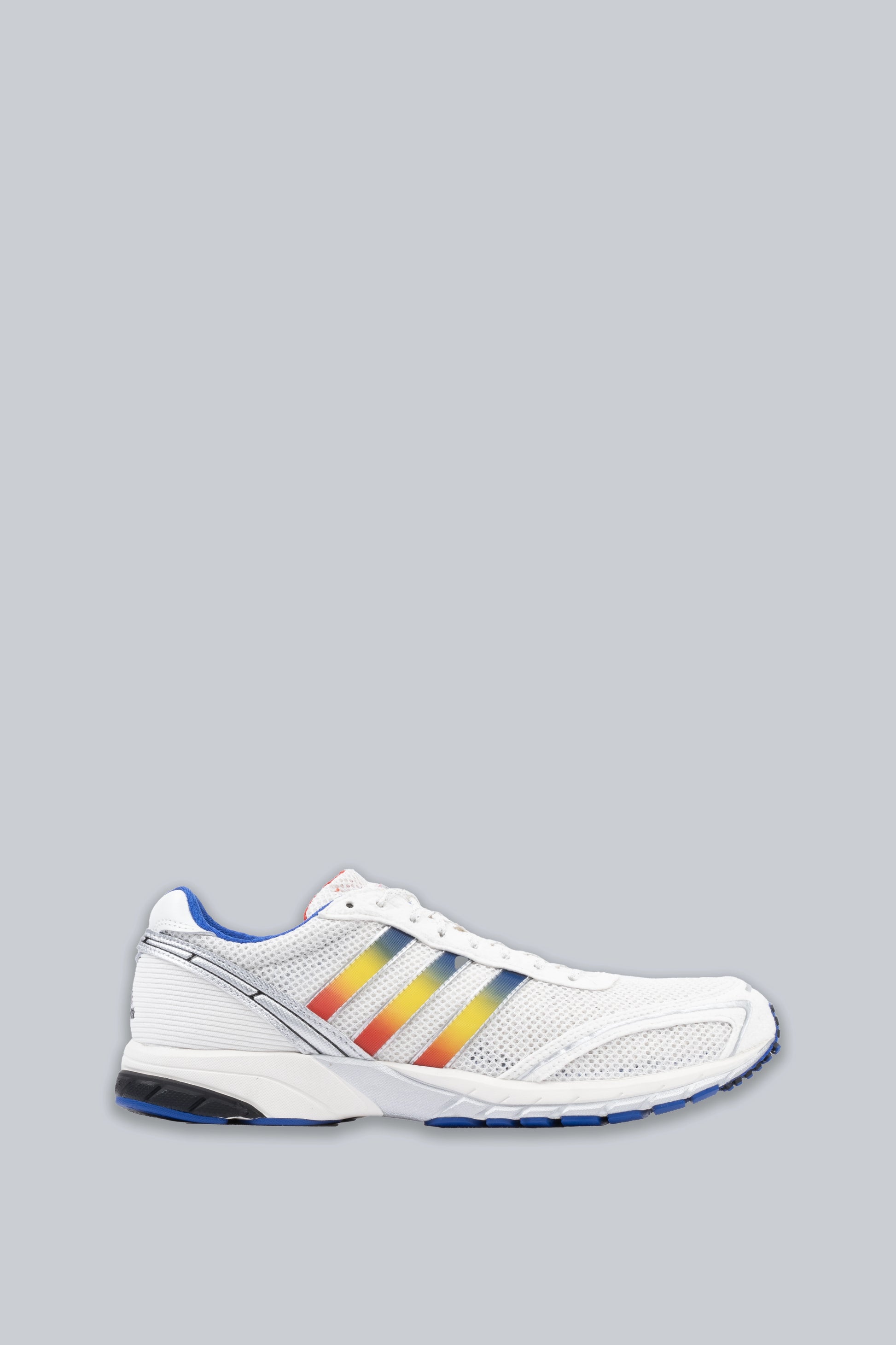 ADIDAS ADIZERO ADIOS OG WOMENS CORE WHITE ROYAL YELLOW NAVY BLENDS ADIDAS ADIZERO ADIOS OG WOMENS CORE WHITE ROYAL YELLOW NAVY BLENDS
