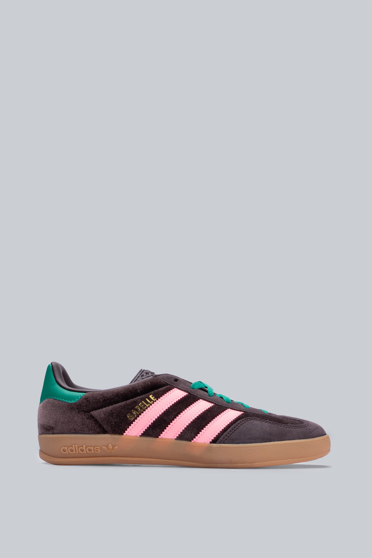 ADIDAS GAZELLE INDOOR WOMEN'S DARK BROWN GLOW PINK