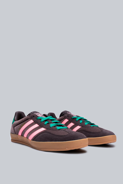 ADIDAS GAZELLE INDOOR WOMEN'S DARK BROWN GLOW PINK