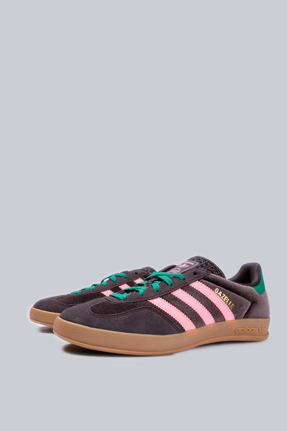 ADIDAS GAZELLE INDOOR WOMEN'S DARK BROWN GLOW PINK